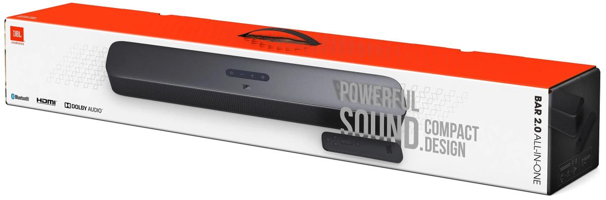 Саундбар JBL Bar 2.0 All-in-One 2.0 80Вт черный – купить в