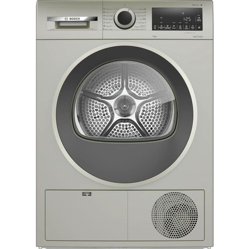 Сушильная машина Bosch Serie 4 WQG1420XME серебристый, с английской панелью управления