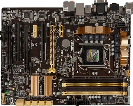 Материнская плата ASUS Z87-A, LGA 1150, Intel Z87, ATX, Ret