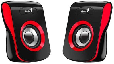 Колонки Genius SP-Q180, 2.0, красный [31730026401] – купить в Ситилинк ...