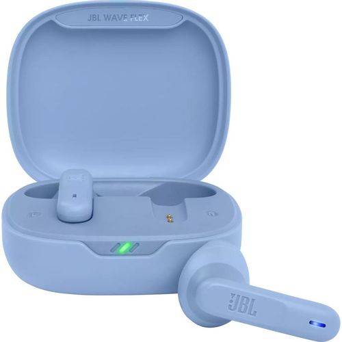 Наушники JBL Wave Flex, Bluetooth, вкладыши, синий [jblwflexblu]