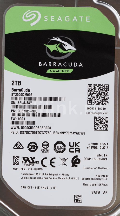 新しいシーゲート Barracuda ST2000DM008 2TB 3.5 7200 RPM 256MB SATA 6.0GBハードドライブ