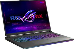 Ноутбук игровой ASUS ROG Strix G18 G814PM-S8117, 18", IPS, AMD Ryzen 9 8940HX, 16-ядерный, 16ГБ DDR5, 512ГБ SSD, NVIDIA GeForce RTX 5060 для ноутбуков - 8 ГБ, серый, зеленый