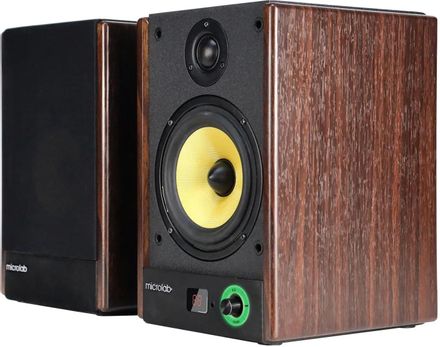 Колонки Bluetooth Microlab Solo 5, 2.0, коричневый