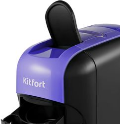 Капсульная кофеварка KitFort КТ-7105-1, цвет: черный