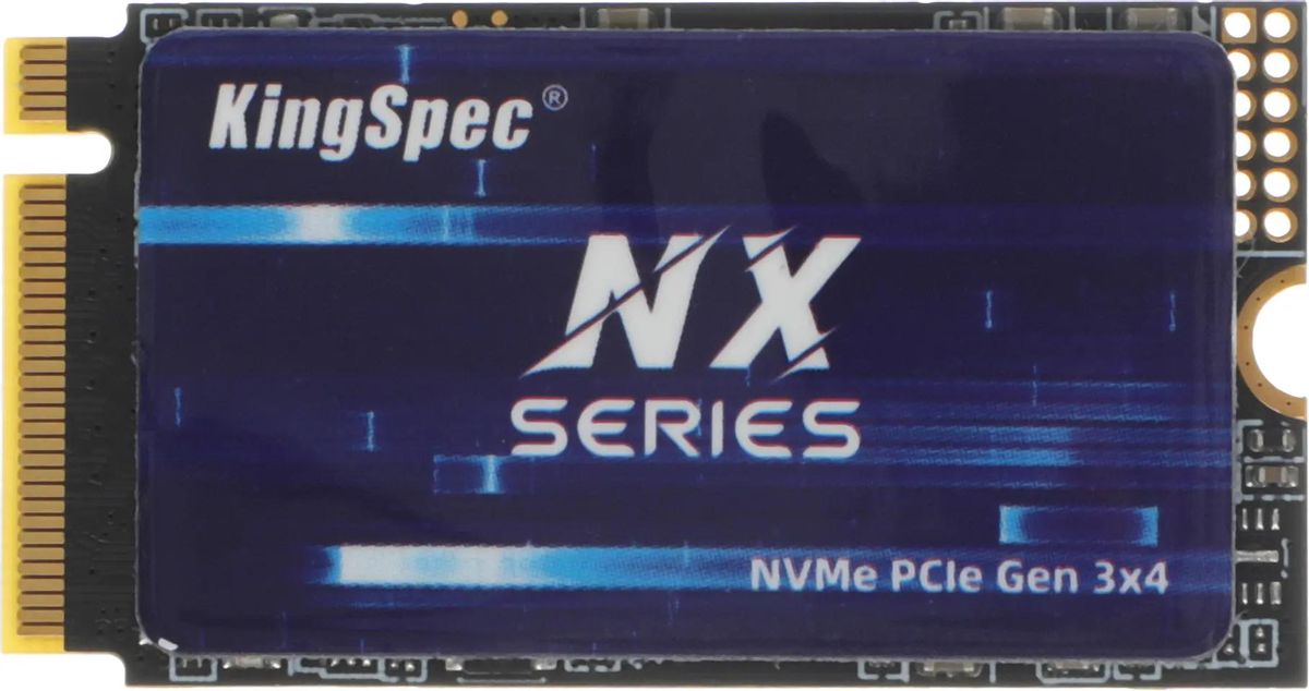 SSD накопитель KINGSPEC NXM-1TB 1ТБ, M.2 2242, PCIe 3.0 x4, M.2