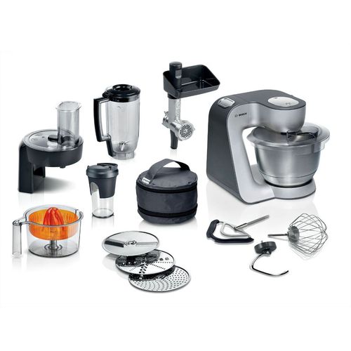 Кухонная машина Bosch MUM58359, черный / серый
