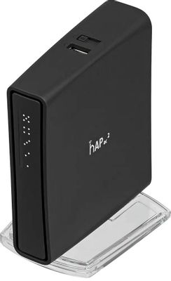 Wi-Fi роутер MIKROTIK hAP ac2,  AC1200,  черный [rbd52g-5hacd2hnd-tc]