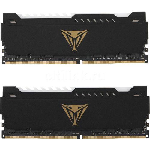 Оперативная память Patriot Viper Steel PVSR416G320C6K DDR4 — 2x 8ГБ 3200МГц, DIMM, Ret