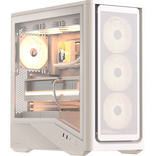 Корпус E-ATX Formula Air Power G9 Duo PA, Midi-Tower, без БП, белый [air power g9 duo pa white]