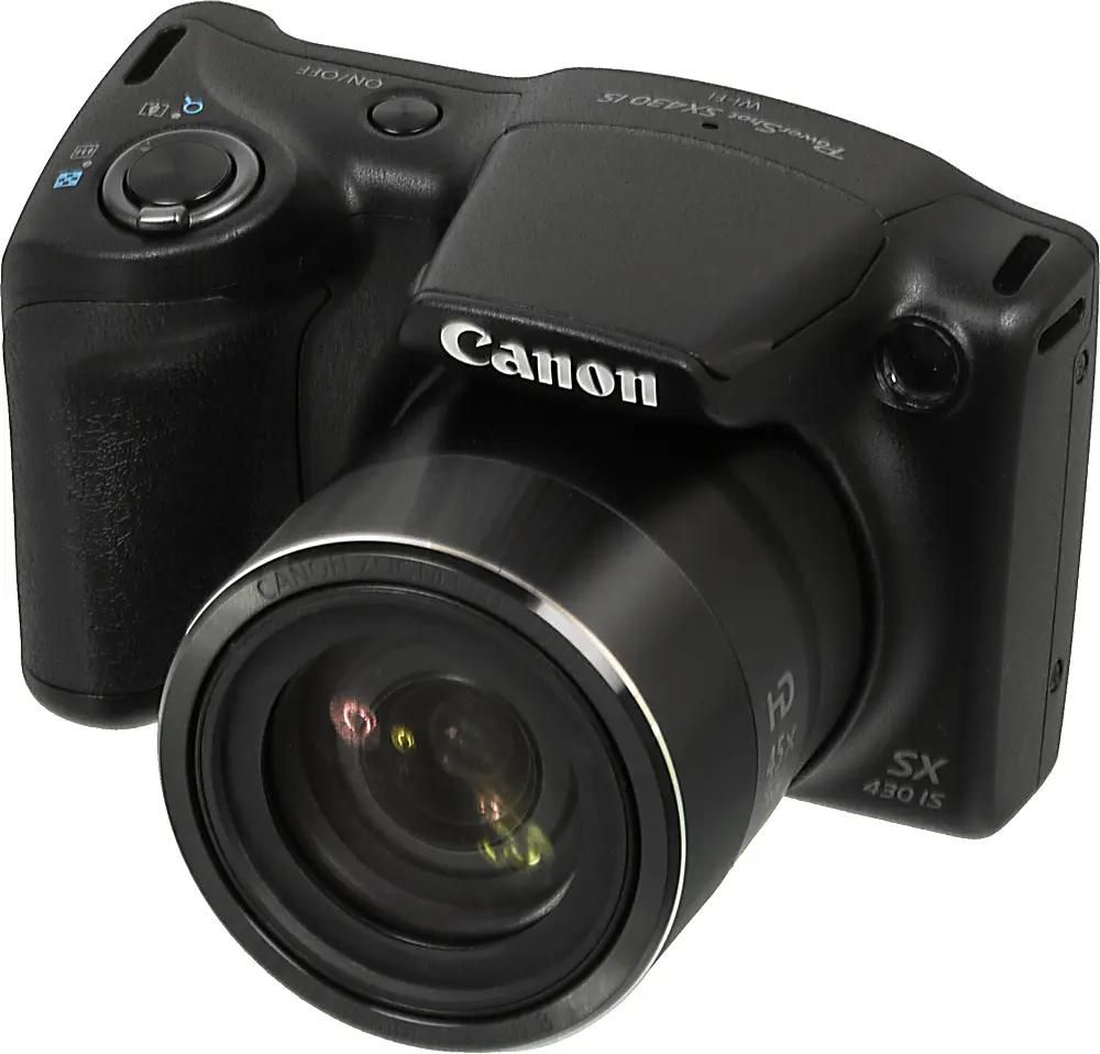 Обзор товара цифровой компактный фотоаппарат Canon PowerShot SX430 IS,  черный (428276) в интернет-магазине СИТИЛИНК