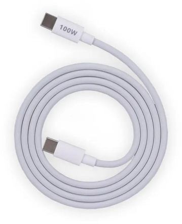 Кабель ZIBELINO USB Type-C (m) -  USB Type-C (m),  2м,  5A,  белый [zdap-c-c-100w-2m-wht]