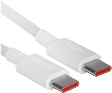 Кабель Xiaomi BHR087KGL, USB Type-C (m) - USB Type-C (m), 1м, 6A, белый