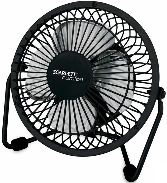 Вентилятор настольный Scarlett Comfort SC-DF111S95,  черный
