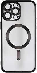 Чехол (клип-кейс) ZIBELINO Matte, для Apple iPhone 14 Pro Max, черный