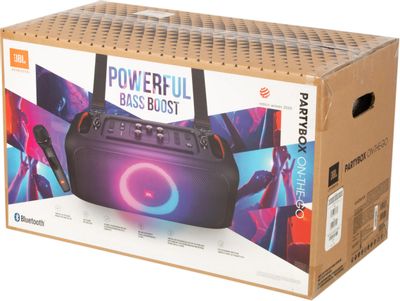 Музыкальный центр JBL Partybox On-The-Go, 100Вт, с караоке, с ...