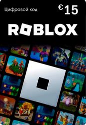 Изображение товара Карта пополнения ROBLOX 15 EUR для ПК, электронный платёж Изображение товара Карта пополнения ROBLOX 15 EUR для ПК, электронный платёж