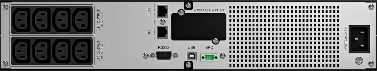 Источник бесперебойного питания Ippon Smart Winner II 1500 / 1500 ВА / 1350 Вт / 8 x IEC 320 C13