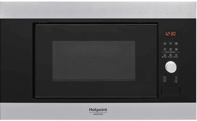 Микроволновая печь HOTPOINT MF20G IX HA, встраиваемая, 20л, 800Вт, нержавеющая сталь [869891300010]