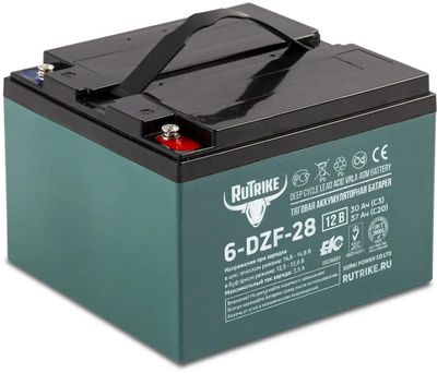 Аккумуляторная батарея для ИБП RUTRIKE 6-DZF-28 12В,  28Ач [22836]