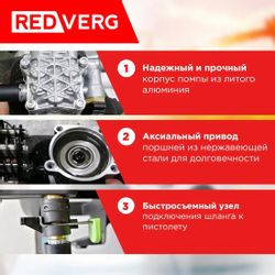 Мойка высокого давления REDVERG RD-HPW2000
