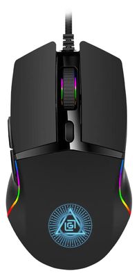 Мышь Oklick 717G PROPHECY, игровая, оптическая, проводная, USB, черный [1465495]