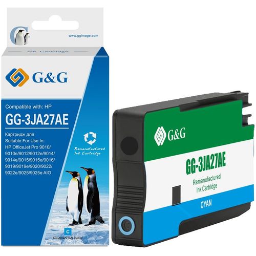Картридж G&G GG-3JA27AE, 963XL, голубой / GG-3JA27AE