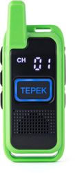 Рация ТЕРЕК Спорт 199 кан., до 3км, аккумулятор, зеленый
