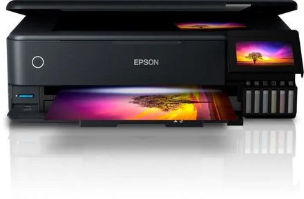 МФУ струйное Epson L8180 цветная печать, A3, с СНПЧ, черный [c11cj21403/402/504/502]