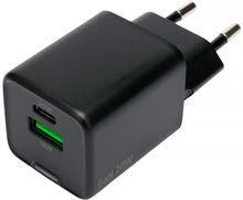 Изображение товара Сетевое зарядное устройство PREMIER PCS3A-62 20Вт USB-A USB-C черное