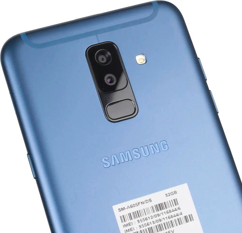 Характеристики Смартфон Samsung Galaxy A6+ (2018) 32Gb, SM-A605F, синий  (1060111) смотреть в СИТИЛИНК