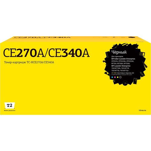 Картридж T2 TC-HCE270A/CE340A, черный / TC-HCE270A/CE340A