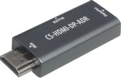 Изображение товара Переходник аудио-видео Cactus CS-HDMI-DP-ADR, HDMI (m) - DisplayPort (f), ver 1.2, ver 2.0, GOLD, серый Изображение товара Переходник аудио-видео Cactus CS-HDMI-DP-ADR, HDMI (m) - DisplayPort (f), ver 1.2, ver 2.0, GOLD, серый