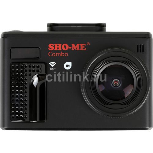 Видеорегистратор с радар-детектором Sho-Me Combo Note WiFi DUO, черный