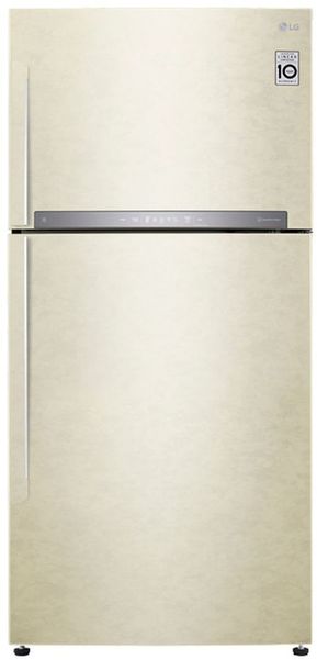 Холодильник двухкамерный LG GR-H802HEHZ Total No Frost, инверторный бежевый