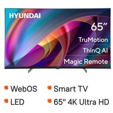 Изображение товара 65" Телевизор Hyundai H-LED65BU7100 4K Ultra HD, СМАРТ ТВ, WebOS, серый