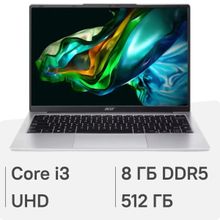 Изображение товара Ноутбук Acer Aspire AL14-31P-36EN 14 IPS Core i3 SSD 8ГБ без ОС серебристый