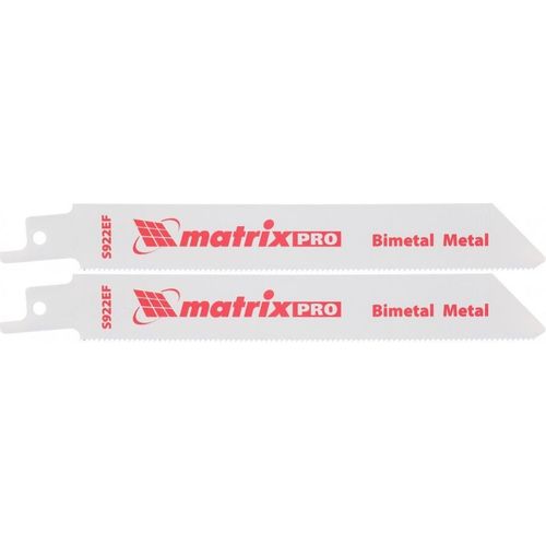 Набор пилок MATRIX 782009, по металлу, 125мм, 1.4 мм, 2шт