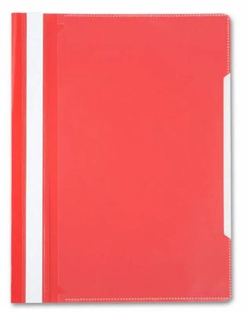 Папка-скоросшиватель Бюрократ -PS20RED, A4, пластик, красный