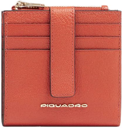Чехол для кредитных карт Piquadro Patricia PP6843W140R/AR, кожа натуральная, коралловый