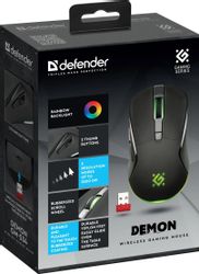 Мышь беспроводная Defender Demon GM-534, USB, черный