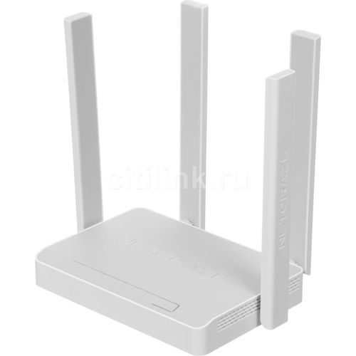 Wi-Fi роутер KEENETIC Netcraze Explorer 4G, Wi-Fi 5, AC1200, 2.4/5ГГц, 4 WAN/LAN, 4G, белый [nc-4910]