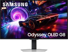 Изображение товара 32" Монитор Samsung Odyssey OLED G8 S32FG810SIXCI,  3840x2160,  QD OLED,  240Гц,  2хHDMI,  1хDP,  серебристый [ls32fg810sixci]
