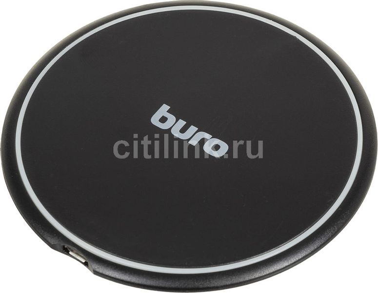 Беспроводное зарядное устройство Buro QF3,  10Вт,  1.1A,  черный [qf3a10bk]