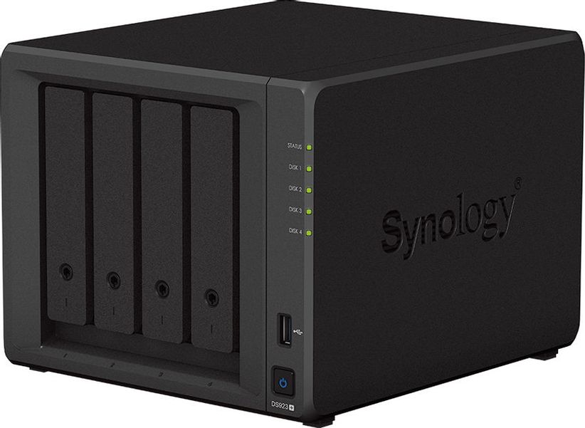 Сетевое хранилище NAS SYNOLOGY DS923+ 4-bay настольный Ryzen R1600