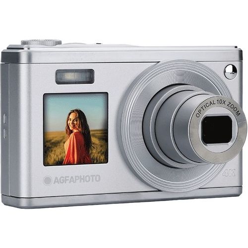 Цифровой компактный фотоаппарат AGFA DC9200SL, серебристый, чехол