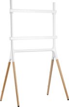 Изображение товара Подставка для телевизора Cactus CS-ST1247WTBCH, 49-70", напольный, белый  / береза