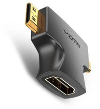 Изображение товара Переходник видео HDMI (f) - Micro HDMI (m) и Mini HDMI (m) VENTION AGFB0