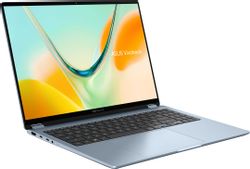 Ноутбук ASUS Vivobook S 16 Flip TP5608QA-U4058W, 16", трансформер, OLED, Qualcomm Snapdragon X X1-26-100, 8-ядерный, 16ГБ LPDDR5x, 512ГБ SSD, Qualcomm Adreno, голубой