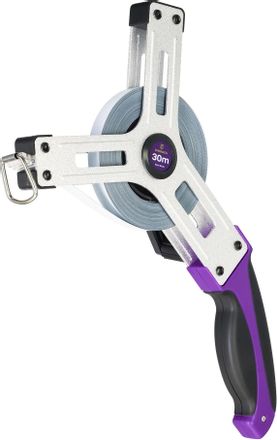 Мерная лента геодезическая ERMENRICH Reel SX30,  30м x13мм,  с автостопом [84577]